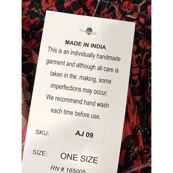 Mixed-print wide-leg trousers- One Size - Picture 4 of 6